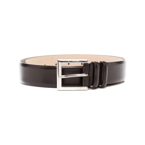 Orciani , Brown Leather Belts for Men ,Brown male, Sizes: