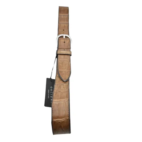 Orciani , Leather Belt ,Brown male, Sizes: