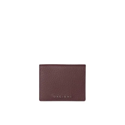 Orciani , Leather Wallet ,Red female, Sizes: ONE SIZE