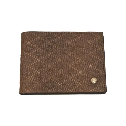 Orciani , Light Brown Embossed Kaleidoscope Wallet ,Brown male, Sizes: ONE SIZE