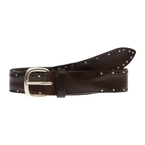 Orciani , Men's Accessories Belts Dark Brown Ss24 ,Brown male, Sizes: