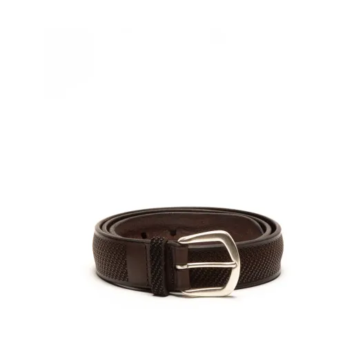 Orciani , Orciani Belts Dark Brown ,Brown male, Sizes: