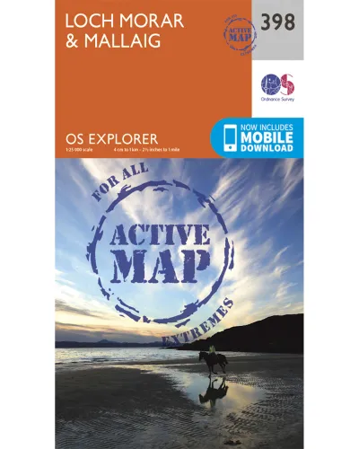 Ordnance Survey Loch Morar & Mallaig   OS Explorer Active 398 Map