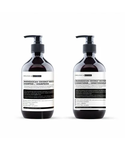 Organic & Botanic Keratin Shampoo & Conditioner Set ( 500ml & 500ml) - NA - One Size