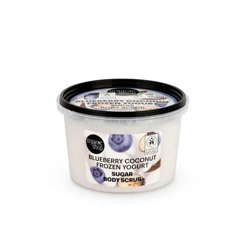 Organic Shop Blueberry Coconut Frozen Yogurt Sugar Body