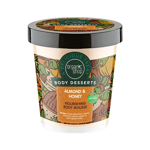 Organic Shop Body Dessert Almond and Honey Nourishing Body