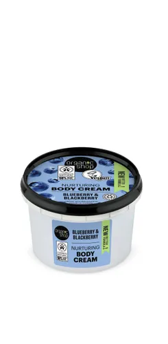 Organic Shop Nurturing Body Cream Blueberry and Blackberry