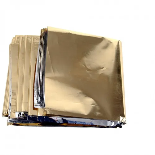 Origin Outdoors - Survival blanket - Survival blanket size 210 x 160 cm, gold /grey