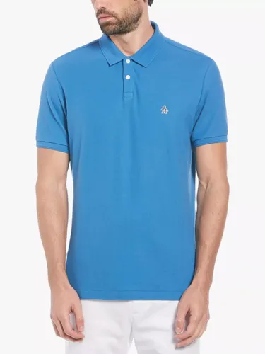 Original Penguin Daddy Organic Cotton Polo Shirt - Vallarta Blue - Male
