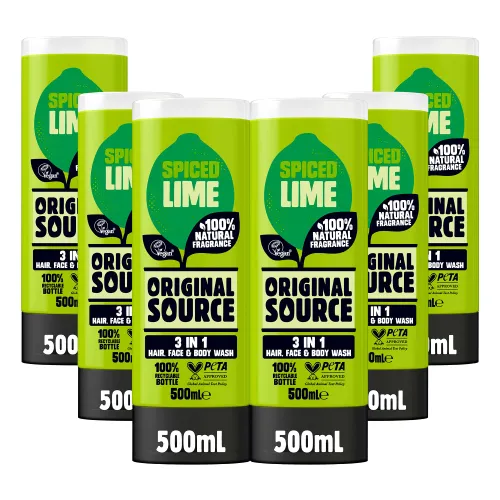 Original Source Mens 3in1 Spiced Lime Shower Gel