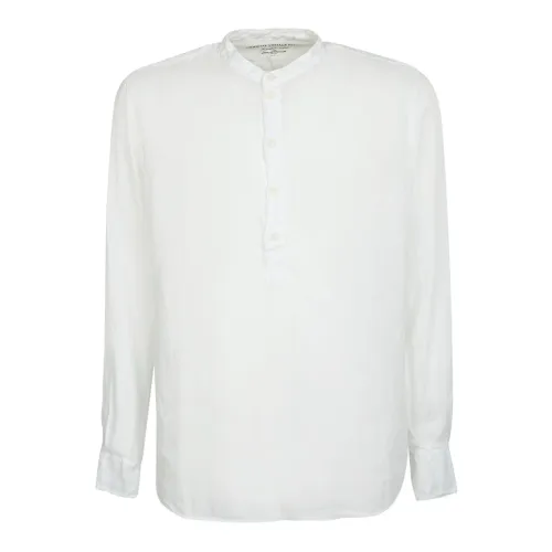 Original Vintage , Linen polo shirt ,White male, Sizes: