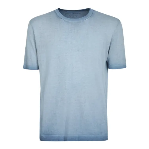 Original Vintage , Reverse t-shirt ,Blue male, Sizes:
