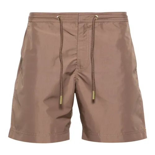Orlebar Brown , Bulldog Drawcord swim shorts ,Brown male, Sizes: