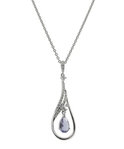 Orphelia 'Ebbi' WoMens 925 Sterling Silver Chain with Pendant - ZH-7037 - One Size