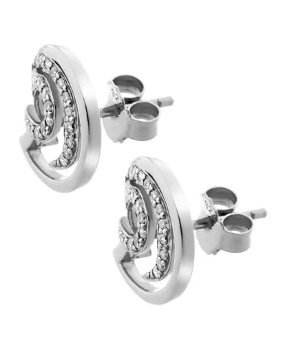 Orphelia 'Elaine' WoMens 925 Sterling Silver Stud Earrings - ZO-7084 - One Size