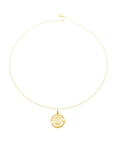 Orphelia 'Fiore' WoMens 925 Sterling Silver Chain with Pendant - Gold ZH-7079/2 - One Size