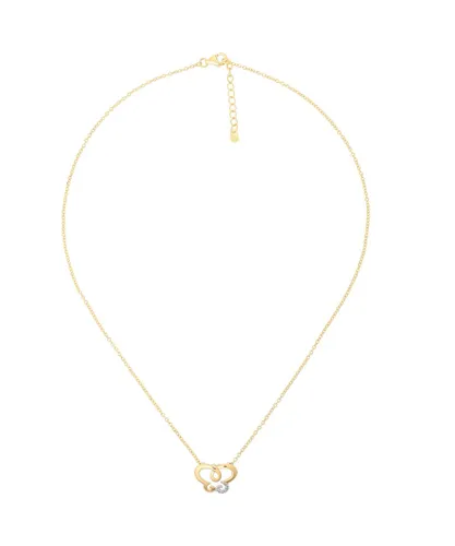 Orphelia 'Joya' WoMens 925 Sterling Silver Chain with Pendant - Gold ZH-7088/1 - One Size