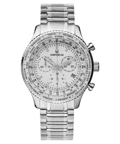 Orphelia Master Mens Silver Watch OR82702 Stainless Steel - One Size