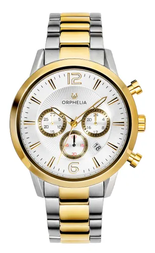 ORPHELIA Mens Chronograph Quartz Watch with Stainless Steel