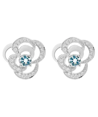 Orphelia 'Rory' WoMens 925 Sterling Silver Stud Earrings - ZO-7099 - One Size