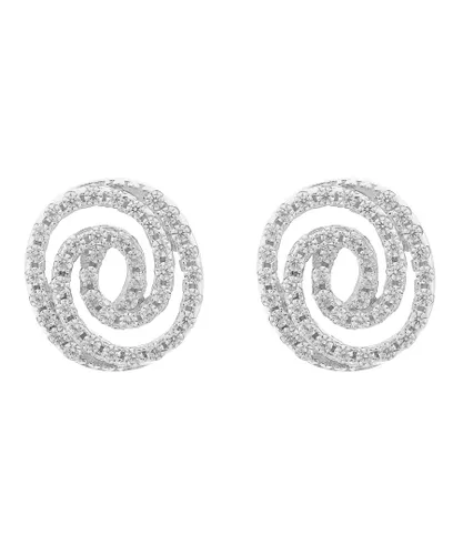Orphelia 'Roshina' WoMens 925 Sterling Silver Stud Earrings - ZO-7274 - One Size