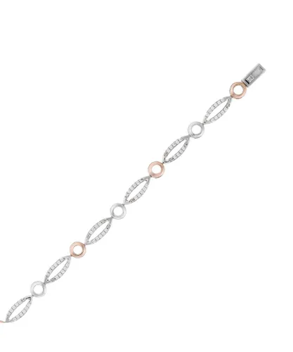 Orphelia WoMens 925 Sterling Silver Bracelet - ZA-1005 - One Size