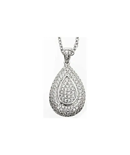Orphelia WoMens 925 Sterling Silver Chain with Pendant - ZH-4436 - One Size