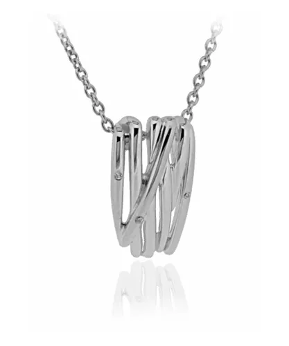Orphelia WoMens 925 Sterling Silver Chain with Pendant - ZH-6038 - One Size