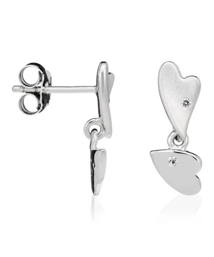 Orphelia WoMens 925 Sterling Silver Drop Earrings - ZO-5011 - One Size