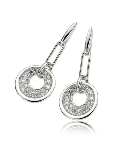 Orphelia WoMens 925 Sterling Silver Drop Earrings - ZO-5961 - One Size