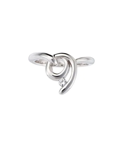 Orphelia WoMens 925 Sterling Silver Ring - ZR-3723 - Size O 1/2