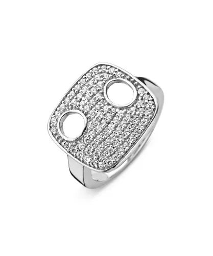 Orphelia WoMens 925 Sterling Silver Ring - ZR-3829 - Size Q