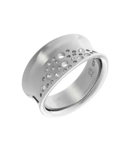 Orphelia WoMens 925 Sterling Silver Ring - zr-7369 - Size R 1/2