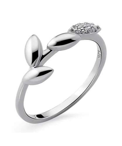 Orphelia WoMens 925 Sterling Silver Ring - ZR-7505 - Size N