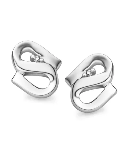 Orphelia WoMens 925 Sterling Silver Stud Earrings - ZO-5005 - One Size