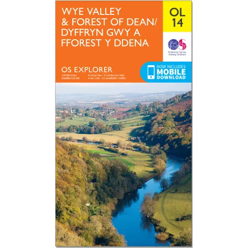 Os Explorer Leisure Map - Wye Valley & Forest Of Dean