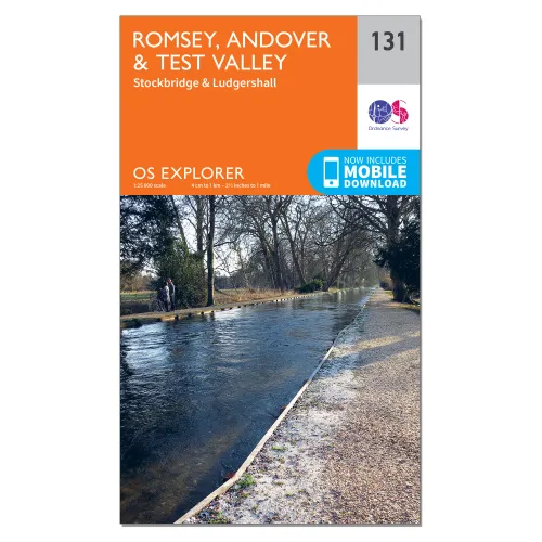 Os Explorer Map - Romsey. Andover & Test Valley