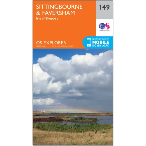 Os Explorer Map - Sittingbourne & Faversham