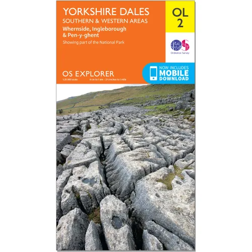 Os Explorer Map - Yorkshire Dales - Southern & Western