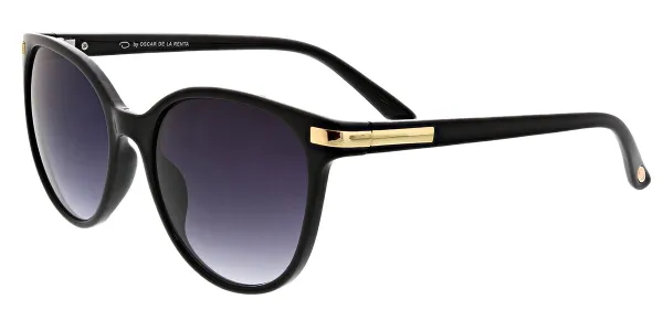 Oscar de la Renta OSS1345 001 Women's Sunglasses Black Size 55