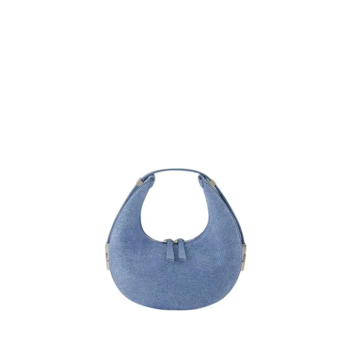 Osoi , Denim Sky Suede Mini Handbag ,Blue female, Sizes: ONE SIZE