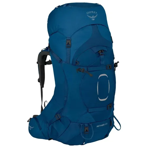 Osprey Aether 65 Men's Backpacking Pack Deep Water Blue -