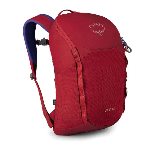 Osprey Jet 12 Unisex Youth Hiking Pack - Cosmic Red O/S
