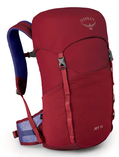 Osprey Jet 18 Unisex Youth Hiking Pack - Cosmic Red O/S