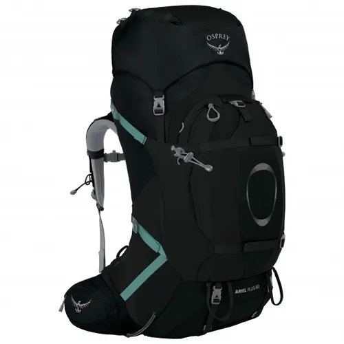 Osprey - Women's Ariel Plus 60 - Walking backpack size 58 l - XS/S, black