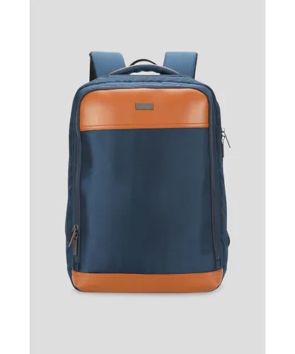 Oswin Hyde Mens Camden Petrol Laptop Backpack - Navy - One Size