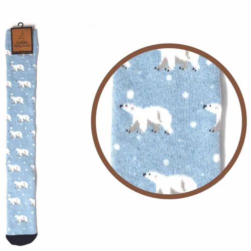 Otterdene Womens Welly Socks: Polar Bear Colour: Polar Bear