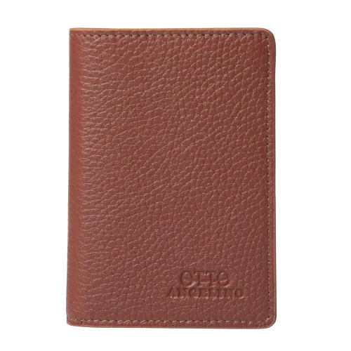 Otto Angelino Bifold Genuine Leather Wallet - Passport