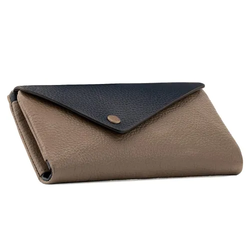 Otto Angelino Genuine Leather Envelope Wallet with Phone