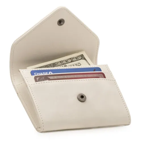 Otto Angelino Leather Coin and Credit Card Organizer - RFID